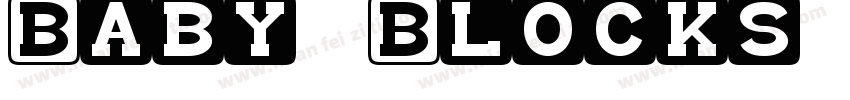 Baby Blocks 字体字体转换
